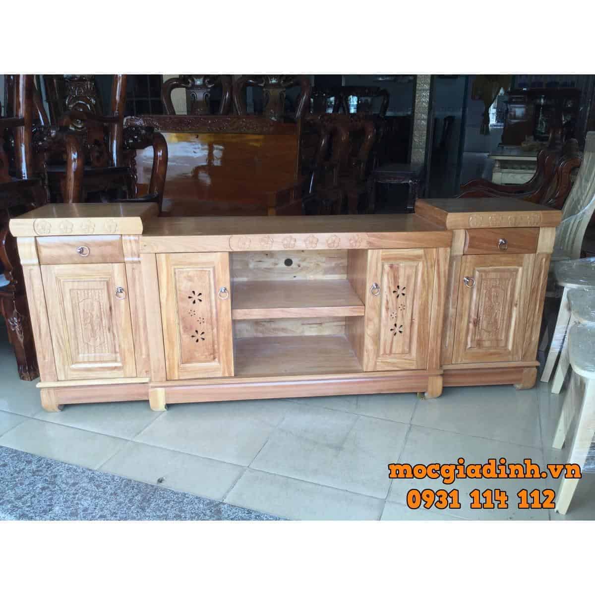 KỆ TIVI GỖ ĐINH HƯƠNG - KTĐ05 4 KỆ TIVI GỖ ĐINH HƯƠNG - KTĐ05