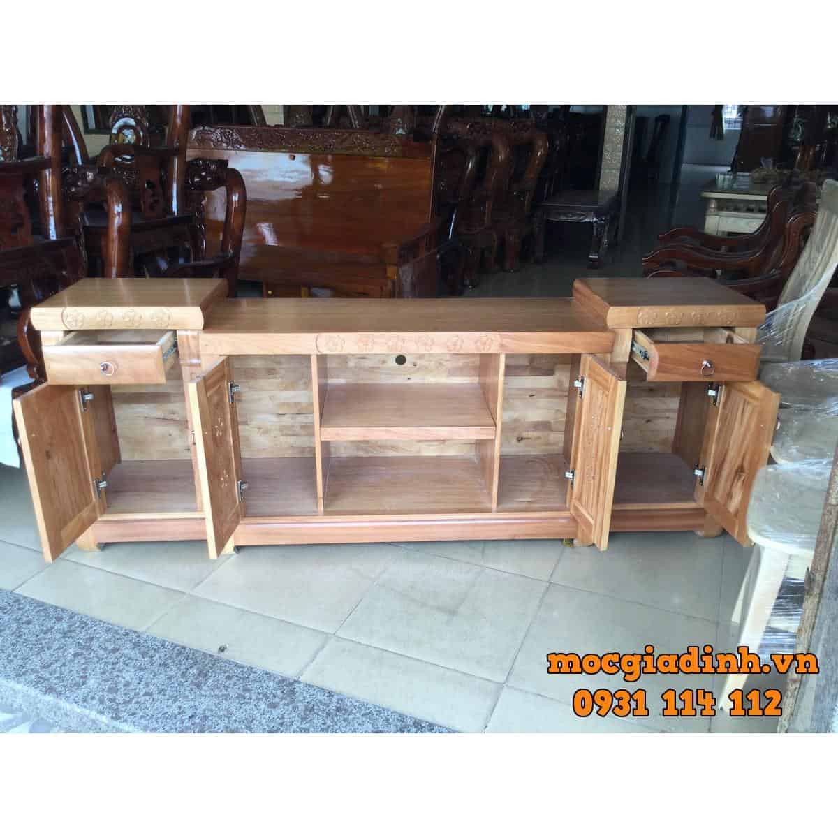 KỆ TIVI GỖ ĐINH HƯƠNG - KTĐ05 2 KỆ TIVI GỖ ĐINH HƯƠNG - KTĐ05