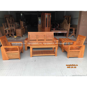 Bộ bàn ghế Gỗ Sồi Hộp