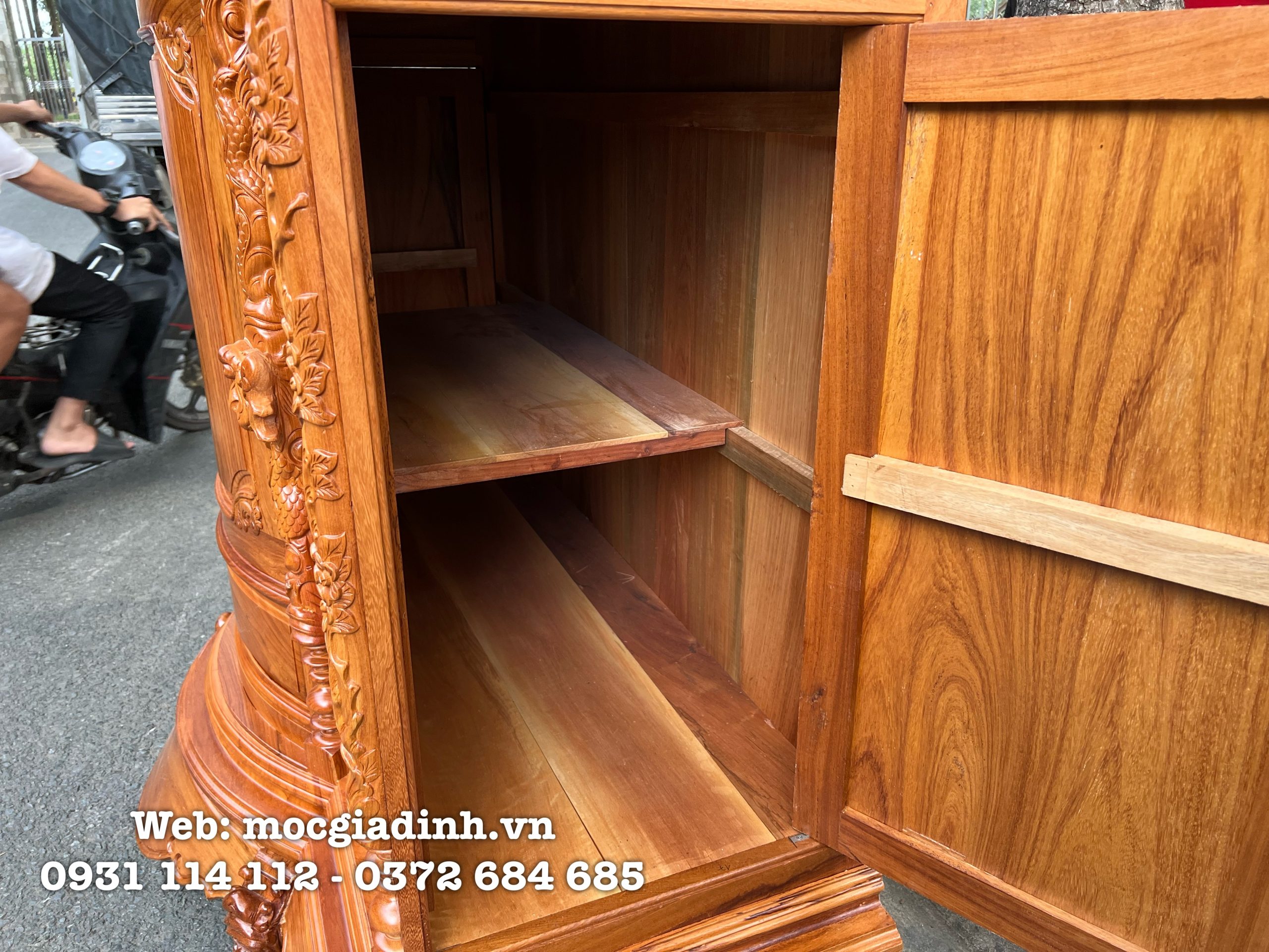 tủ thờ gỗ cate