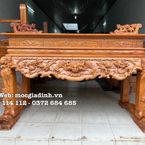 sập thờ gỗ gõ