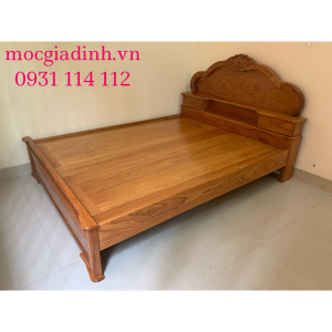 Giường Gõ Đỏ Uyên Ương gỗ quý
