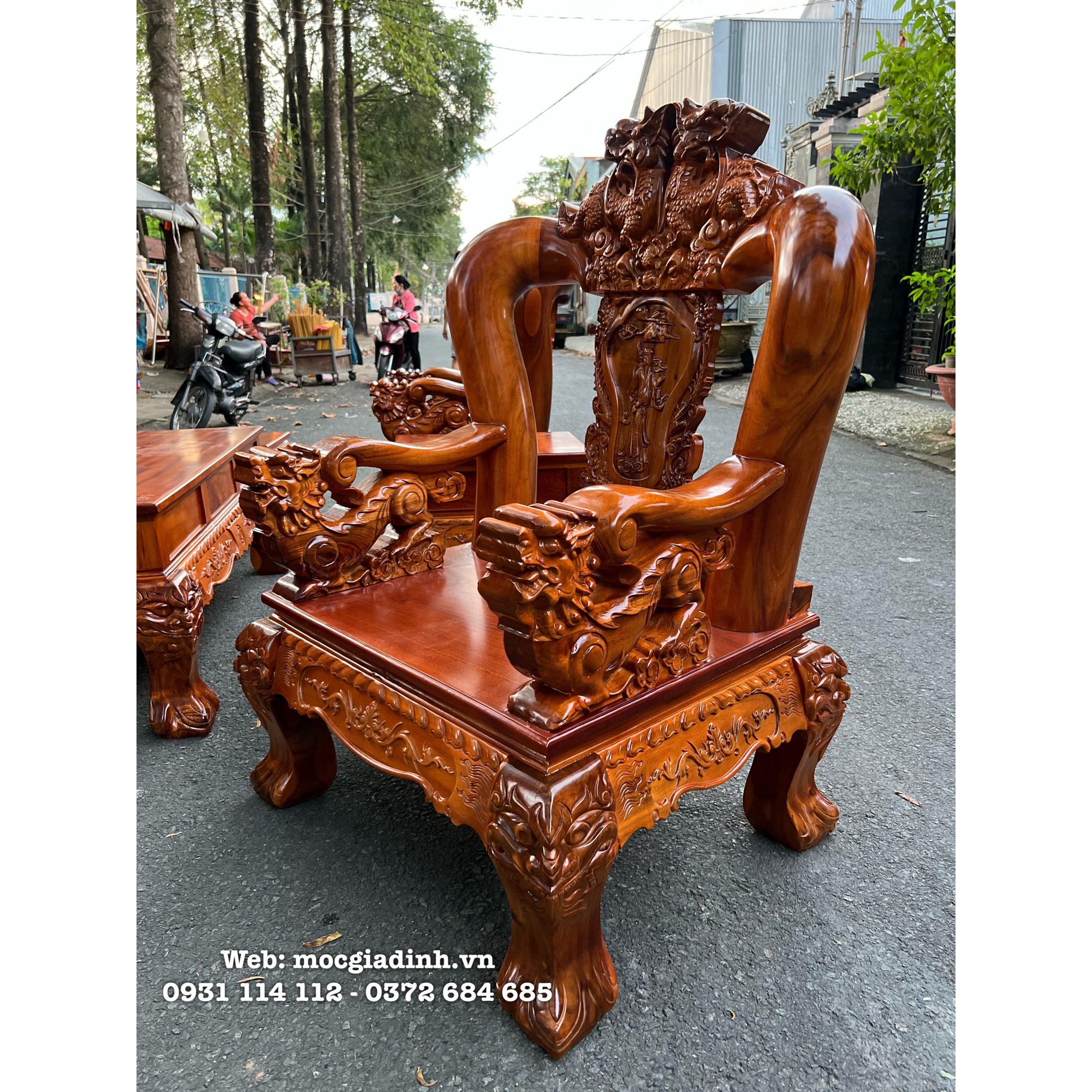 salon gỗ tràm tay 14