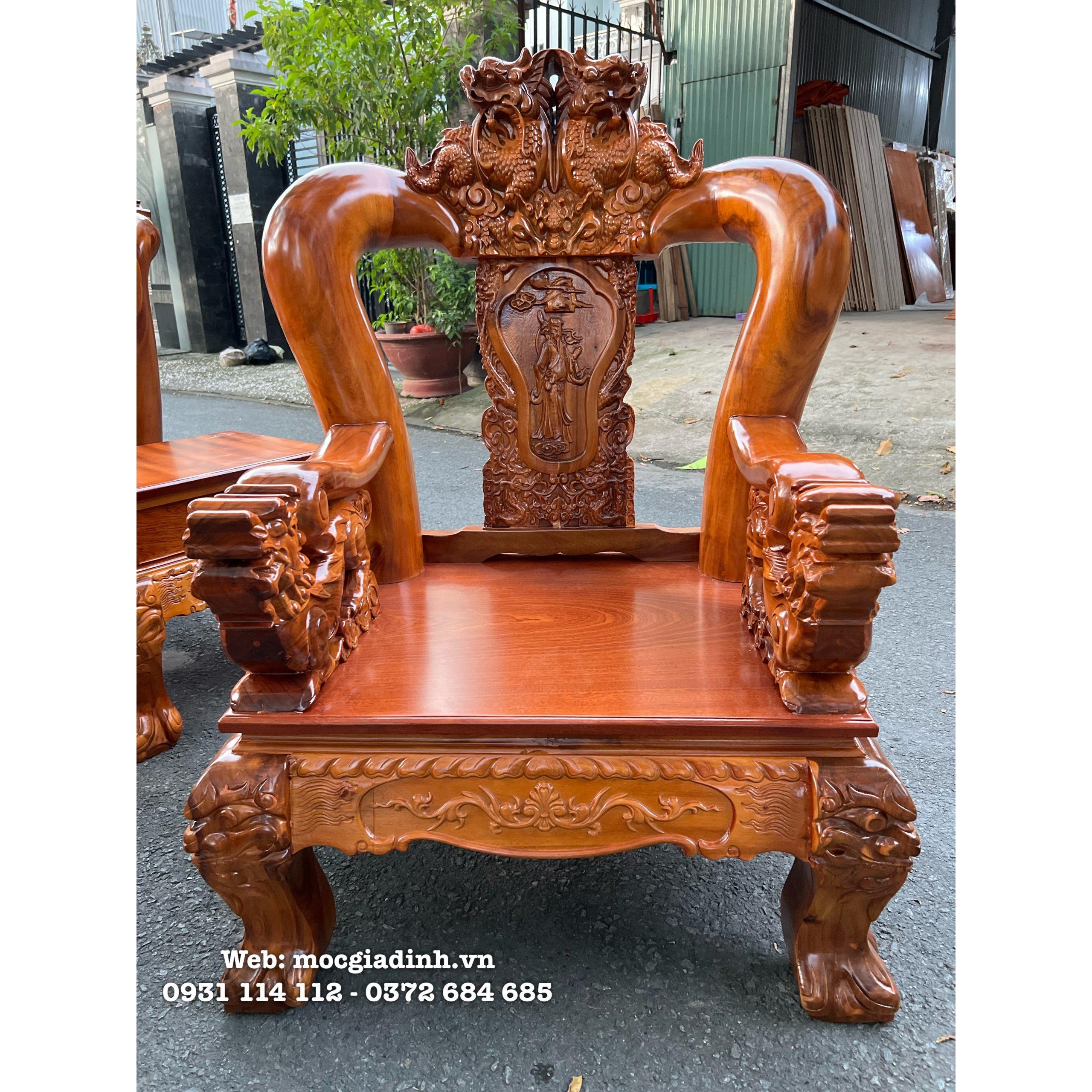 Bàn ghế gỗ tràm tay 14 đẹp