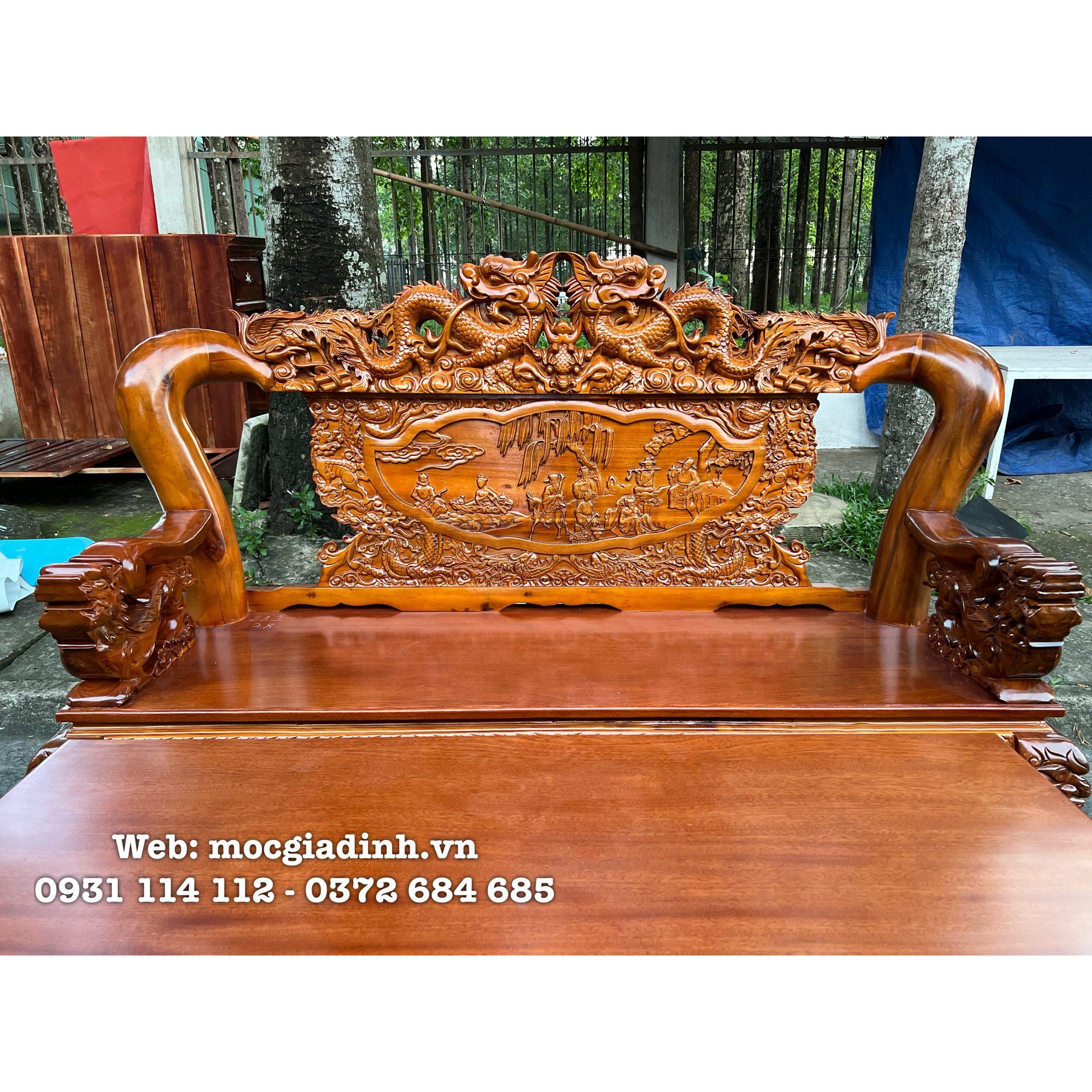 Bàn ghế gỗ tràm tay 14