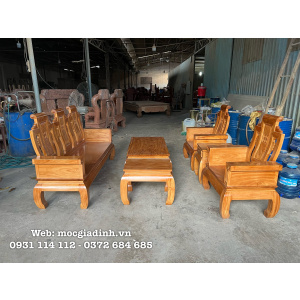 Bộ bàn ghế Gõ Đỏ Thái Tử hiện đại