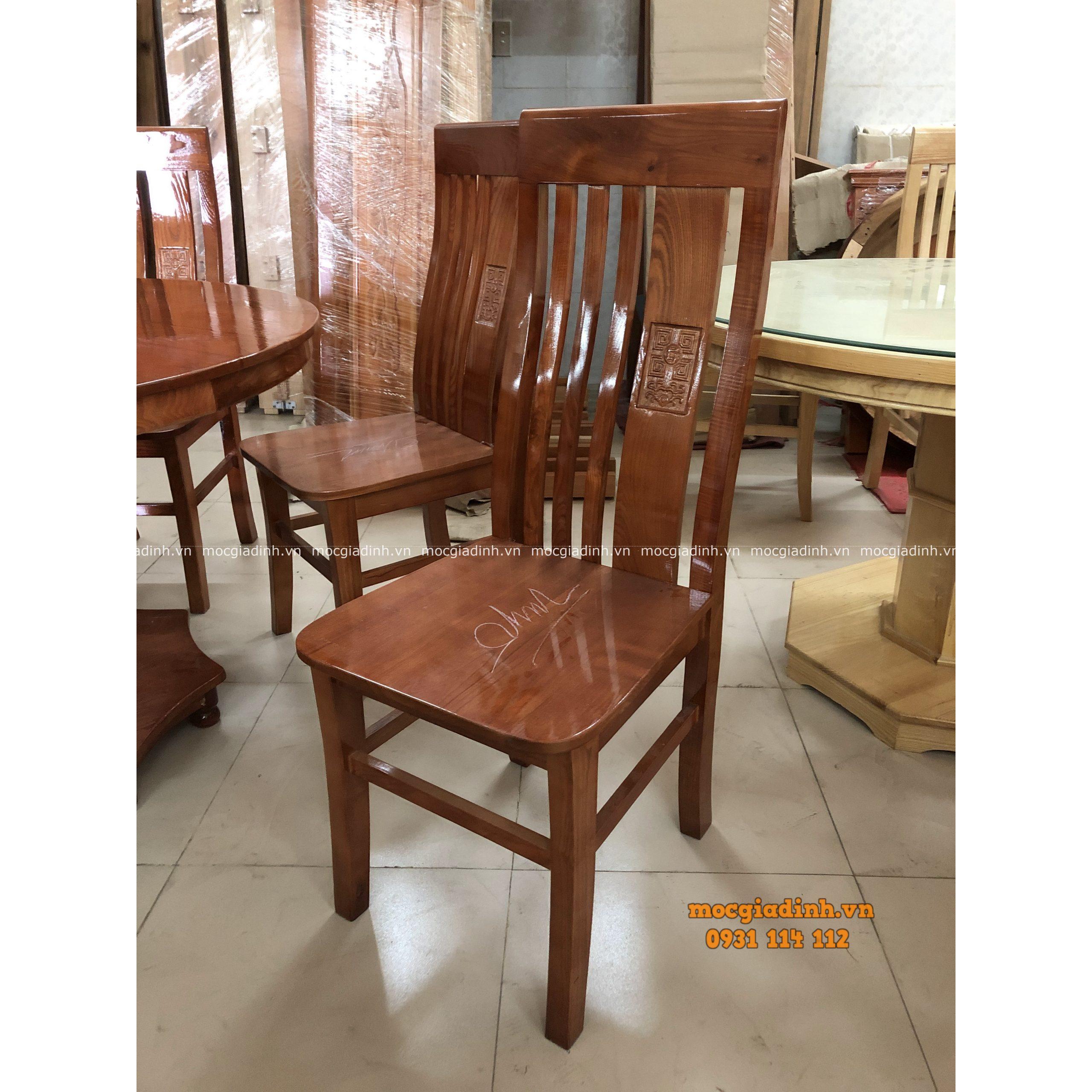 ghế bàn ăn gỗ sồi