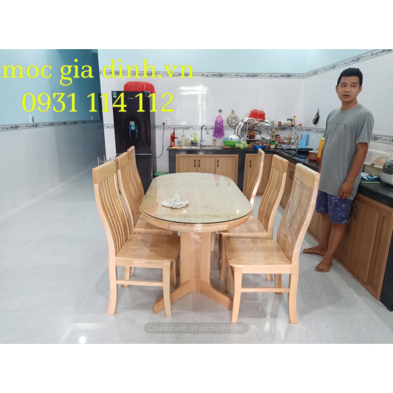 A31B8C53-37C8-4BB6-BD39-2F89365A340F Bàn ăn sồi pháp oval 6 ghế