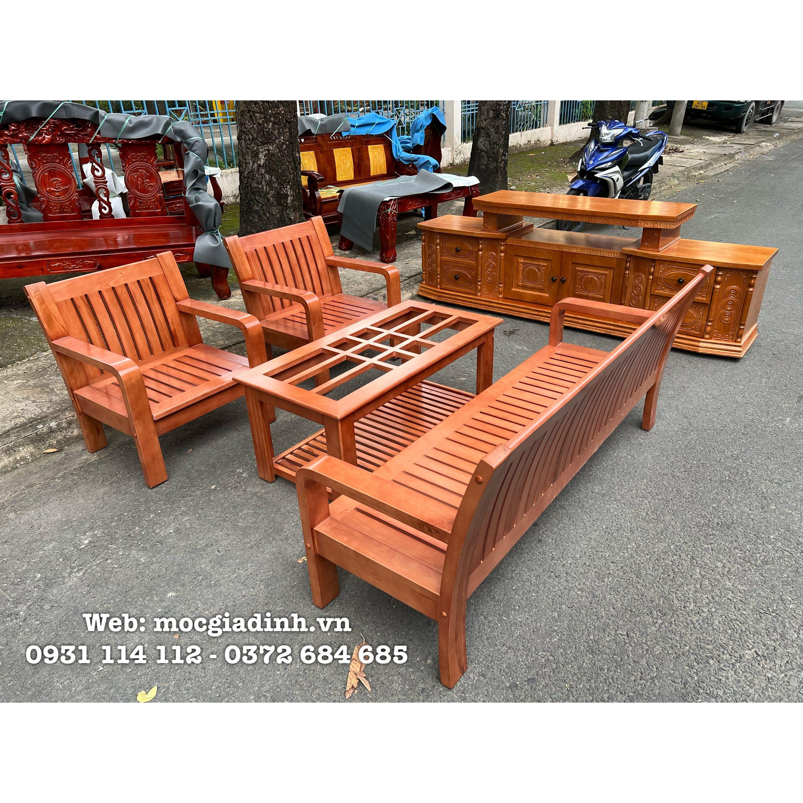 Salon gỗ sồi kiểu nhật