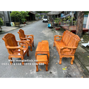 Bàn ghế Gõ Đỏ Kiếm