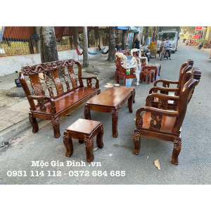 Bộ bàn ghế Song Long Tay 8