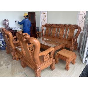 Salon Gõ Minh Quốc Đào tay 12- Băng 4 tựa