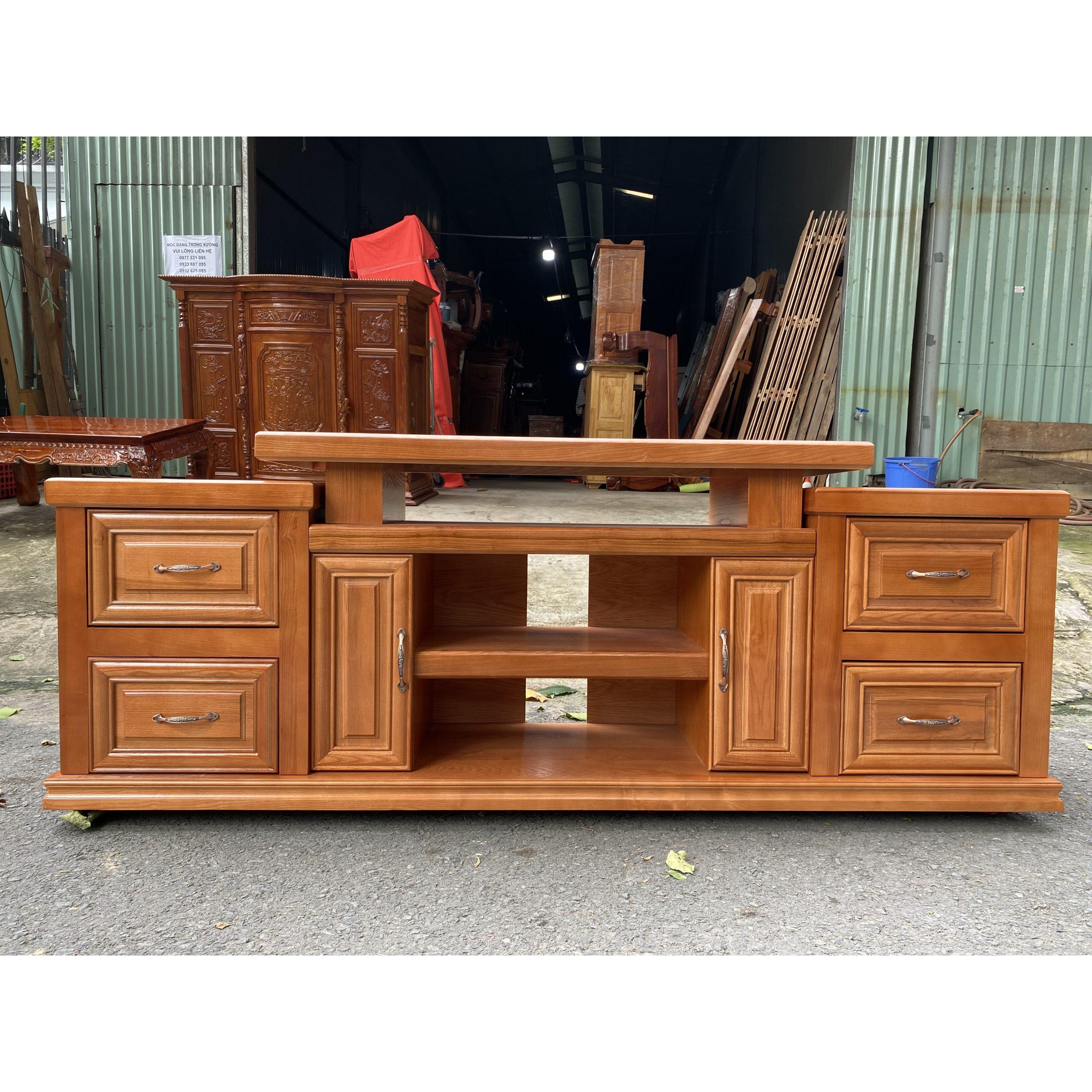 F9842829-BD7F-4E49-90B8-6CF263542E38 Kệ tivi Sồi nhô phù hợp với chung cư