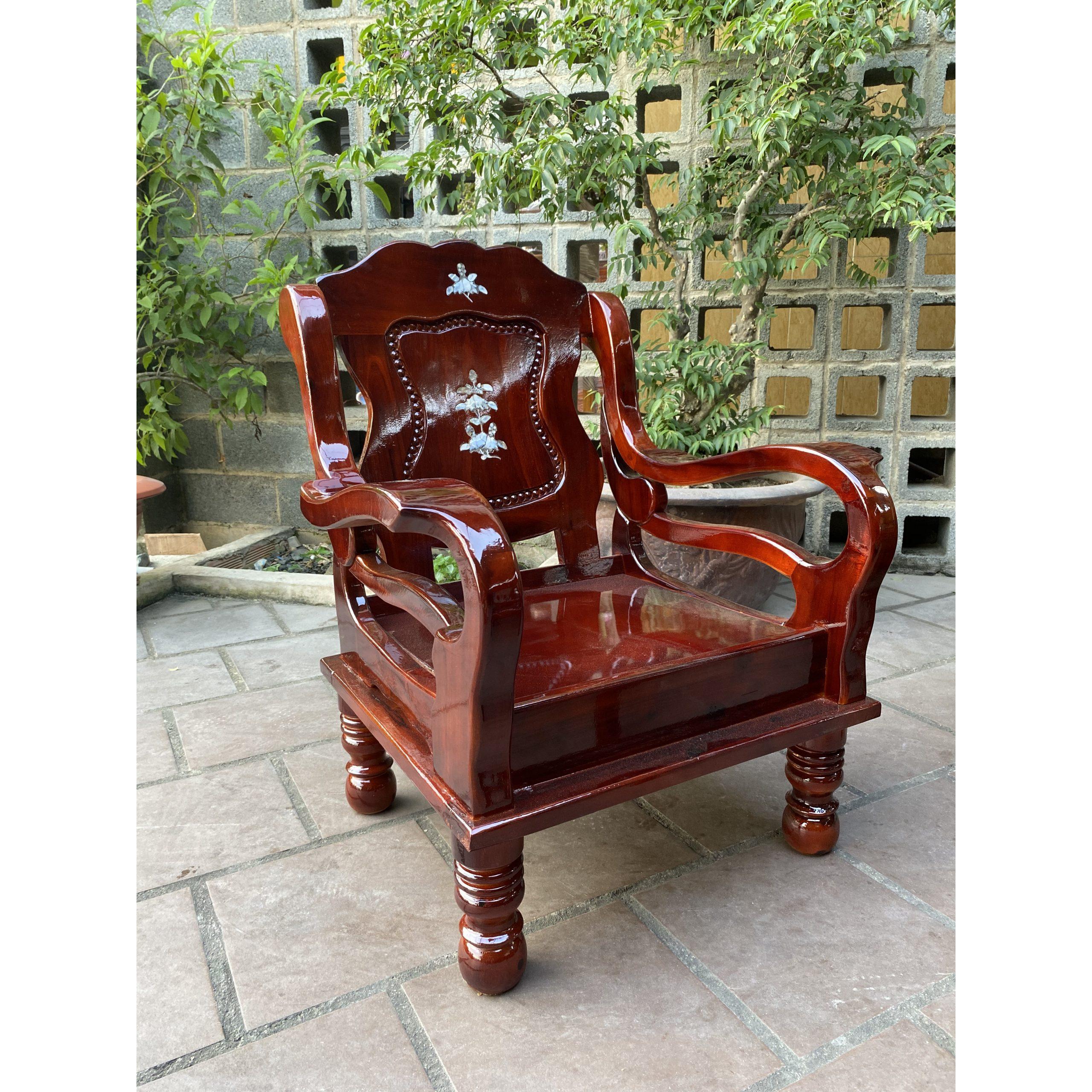 Bộ bàn ghế Tràm Mã Lai đơn giản