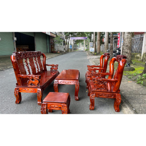 Bộ bàn ghế Song Long Tay 10 hiện đại