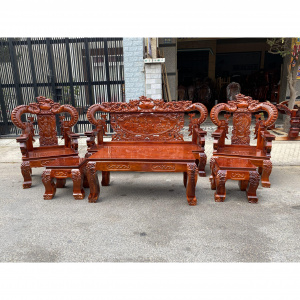 Bộ bàn ghế Tràm Bát Tiên tay 12 phòng khách lớn
