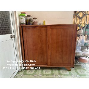 Tủ dép gỗ sồi hiện đại thông minh