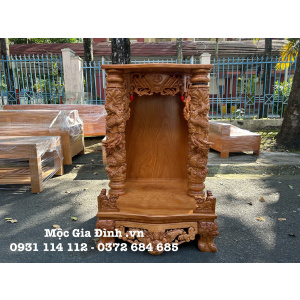 Bàn thờ Thần Tài Rồng Mây 68*68*107