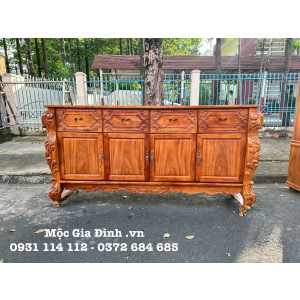 Kệ tivi Gõ Đỏ Luis 2.2m cao cấp