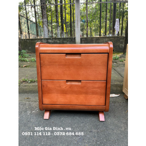 tủ đầu giường ngăn ẩn màu xoan