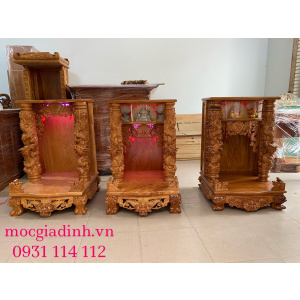 Bàn thờ Thần Tài Rồng Mây 60*60*98 cao cấp