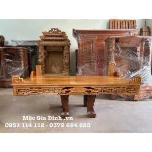 Bàn thờ Treo Tường Gõ Đỏ Chân Liền cao cấp