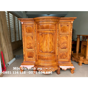 Tủ thờ Gõ Đỏ Lào Toàn Bộ Cửa Trước gỗ quý