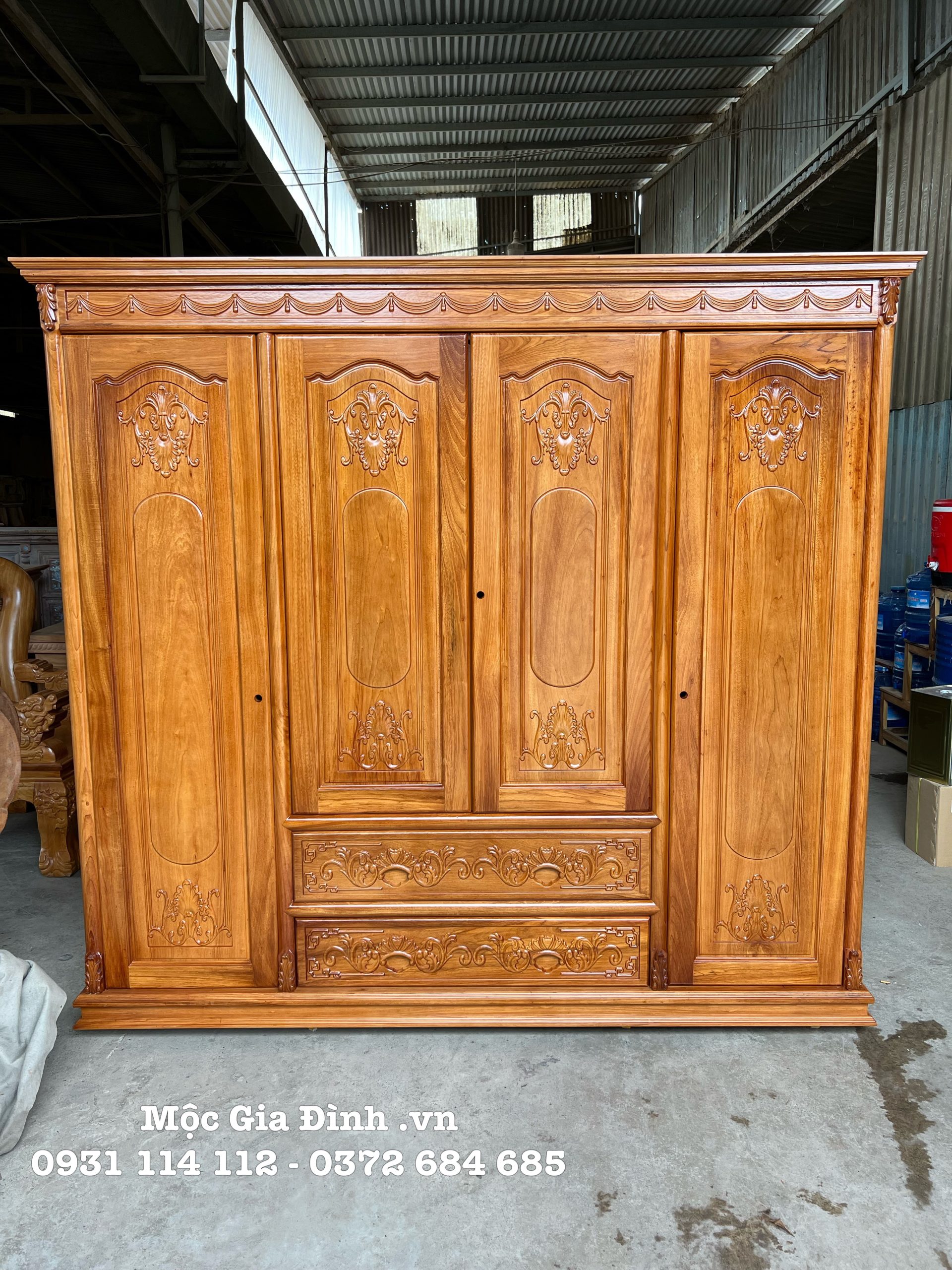 760A39A4-13D0-44B0-8D61-D697BA220D24 Tủ quần áo gỗ Gõ Đỏ Cánh Chạm gỗ quý tháo lắp
