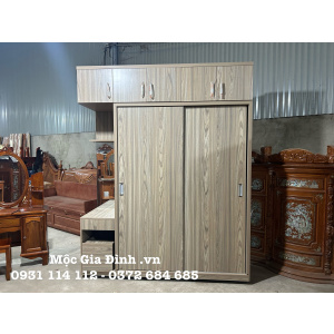 Tủ quần áo Đôi MDF Lõi Xanh sang trọng