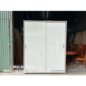 Tủ quần áo Cánh Trắng MDF Lõi Xanh