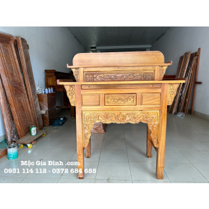 Bàn thờ Gia Tiên Tràm Rừng nhị cấp 