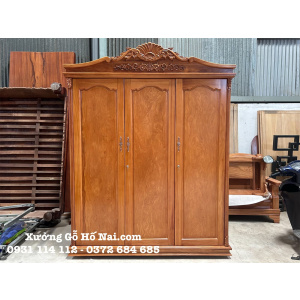 Tủ quần áo Gõ Đỏ Nữ Hoàng 1.6m gỗ quý