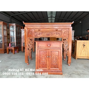 Bàn thờ Gia Tiên Liên Hoa Gỗ Hương