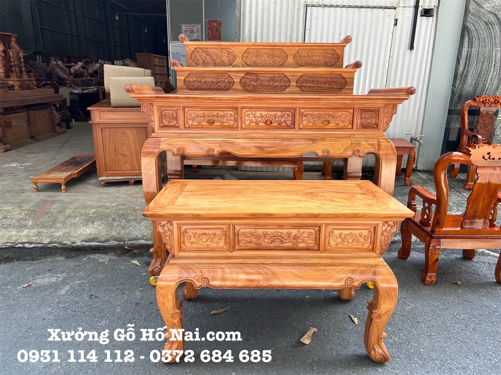 eZy Watermark_02-07-2024_08-15-45-6520PM Sập thờ Gia Tiên Gõ Cuốn Thư Tam Cấp tháo lắp