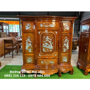 Tủ thờ Tràm Cẩn 6 chân