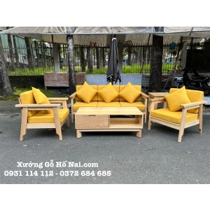 Bộ bàn ghế Gỗ Sồi Hiện Đại